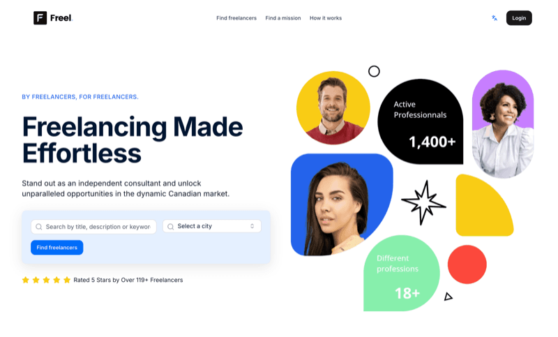 Freel product screenshot