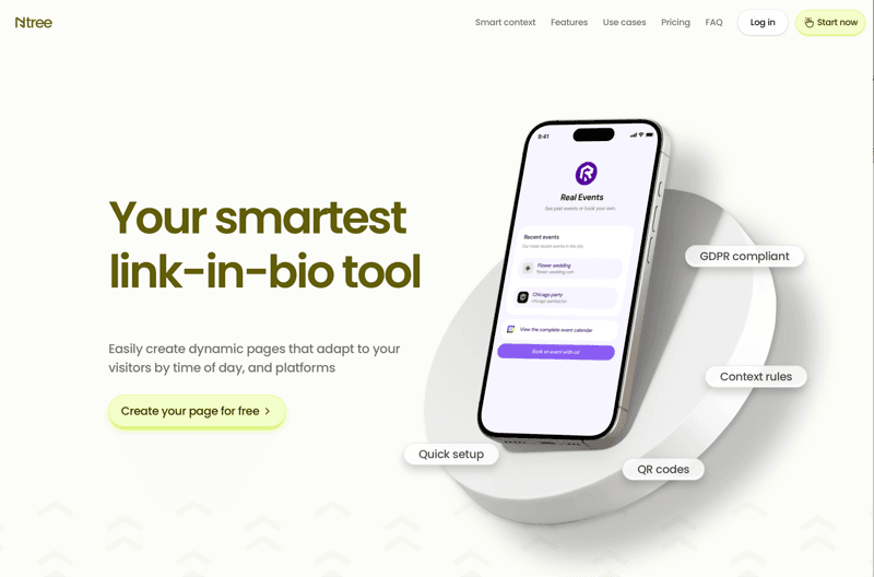 Ntree product screenshot
