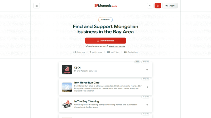 SFMongols product screenshot