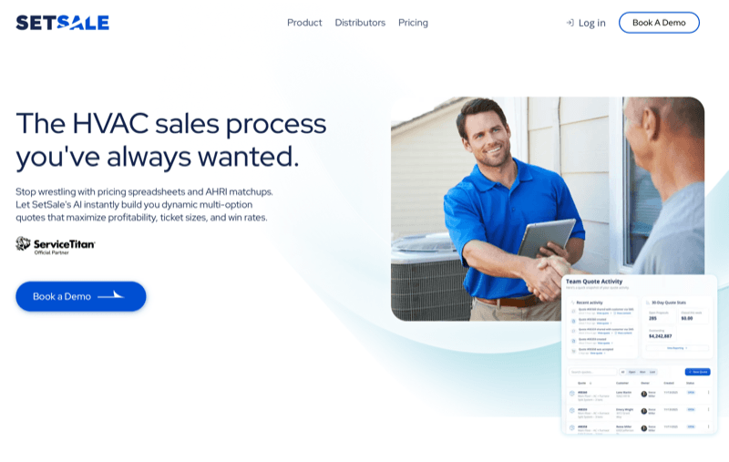 Setsale product screenshot