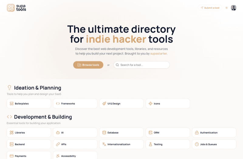 supatools product screenshot
