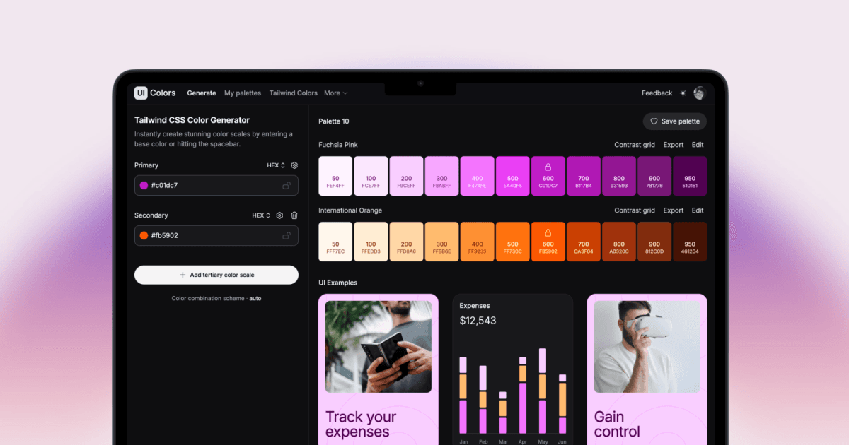 Create Tailwind CSS shades from your brand colors