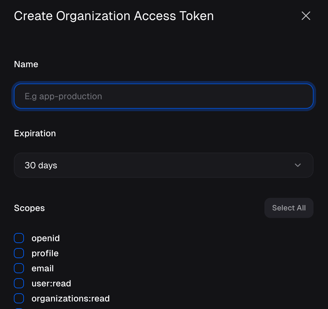 Create access token