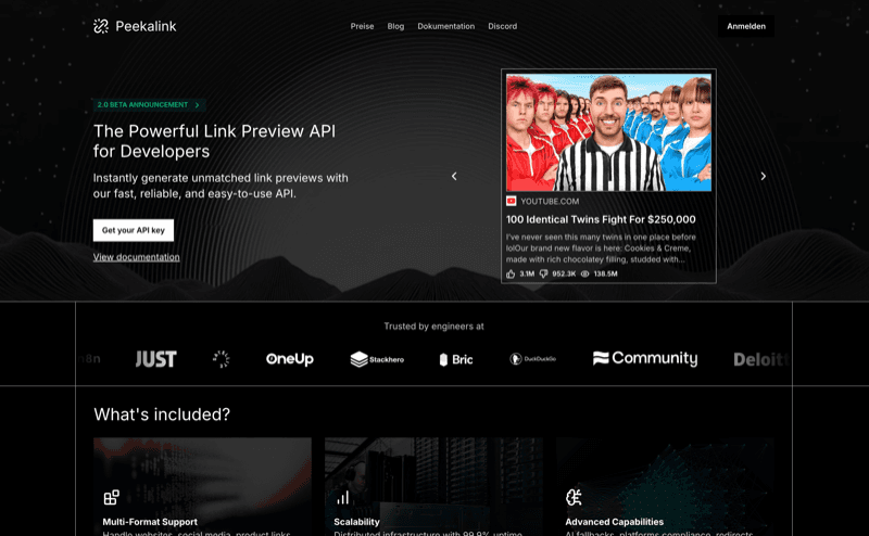 Peekalink product screenshot
