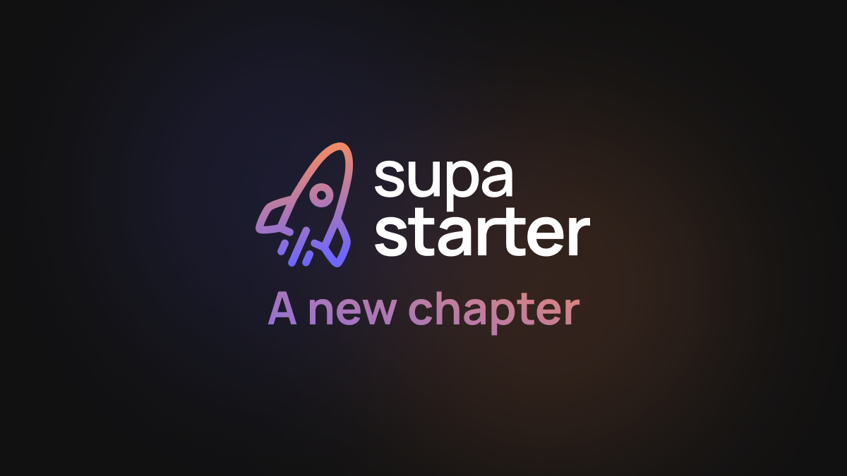A new chapter for supastarter