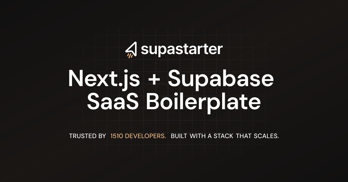 Next.js + Supabase SaaS Boilerplate
