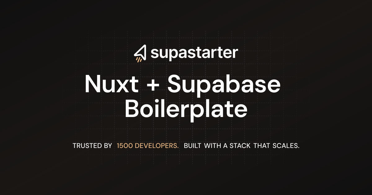 Supabase & Nuxt.js: The Ultimate Full‑Stack Combo