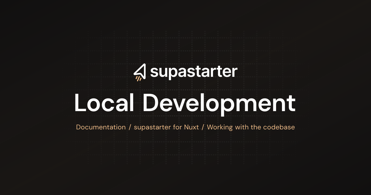 Local Development | Nuxt Docs